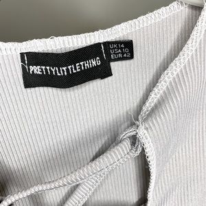 Gray Pretty Little Thing string dress